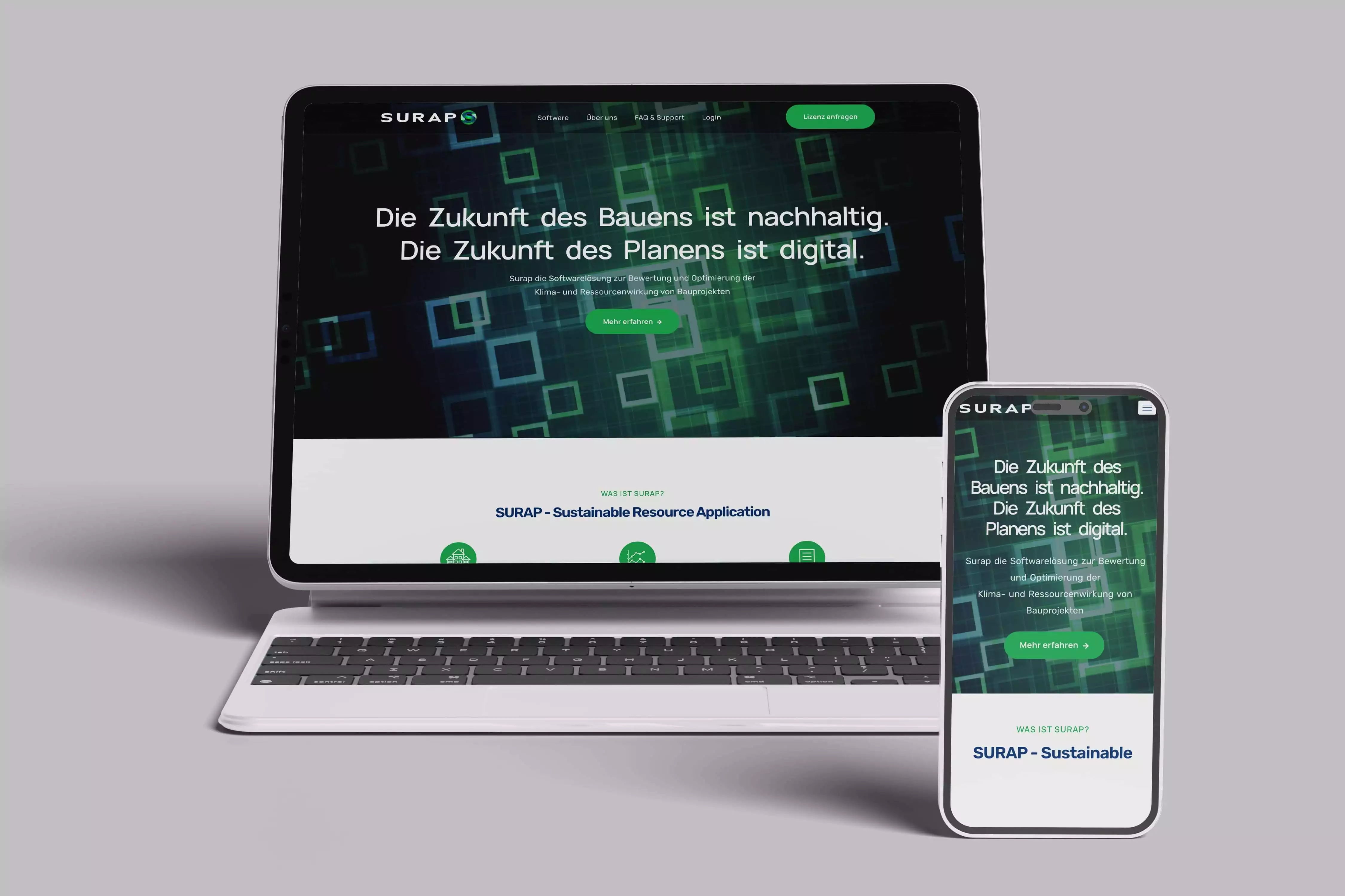 Surap Software für klimaneutraliätes Bauen