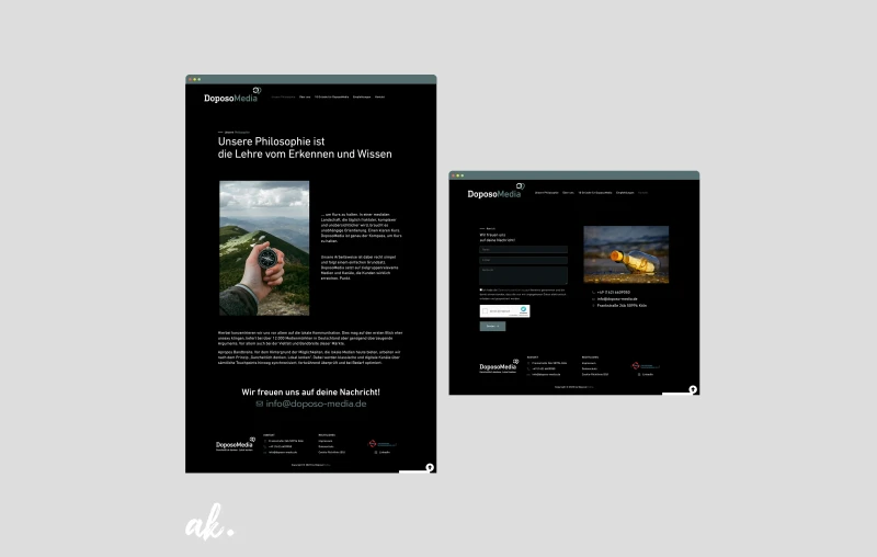 Doposo Media – wordpress Projekt